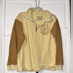 TAYLOR SWIFT FOLKLORE ALBUM ZIP UP SWEATSHIRT SIZE M